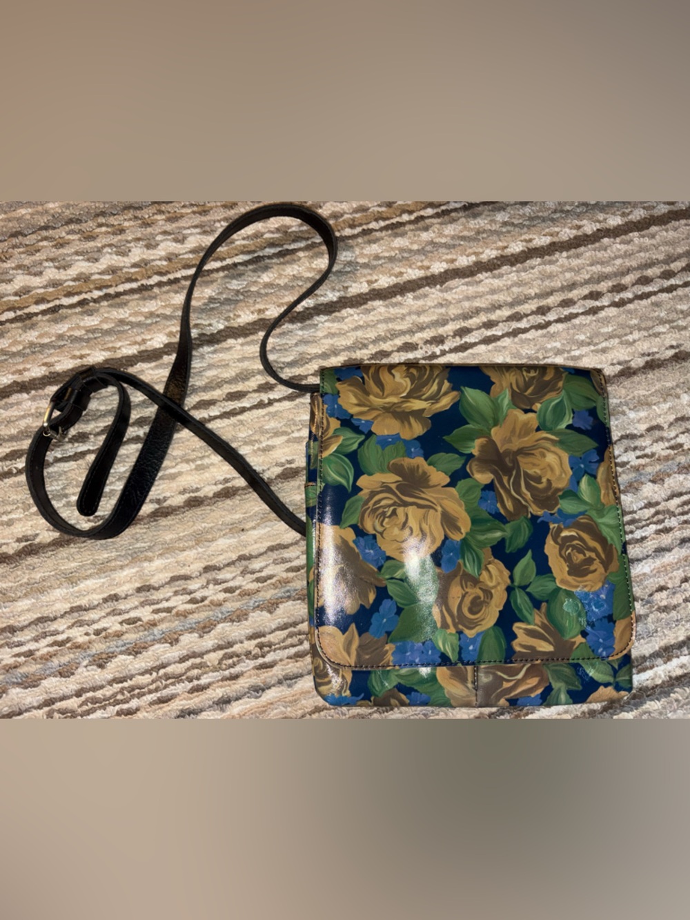Patricia Nash Leather Floral Crossbody